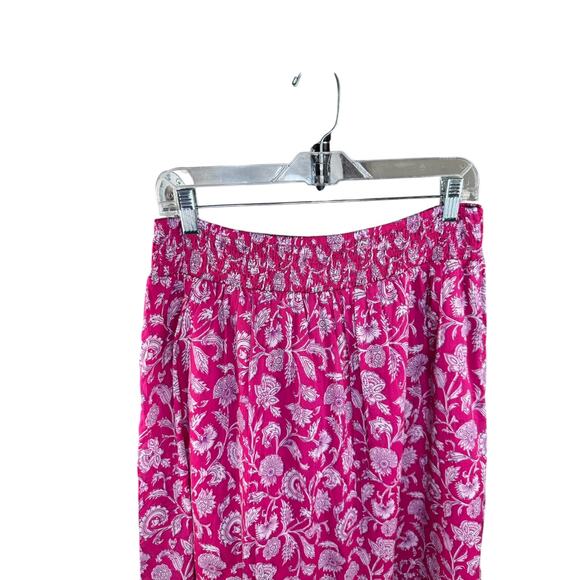 Destination 365 Floral Printed Pull On Skirt‎ Size M Pink A599168 NWOT - Picture 6 of 10
